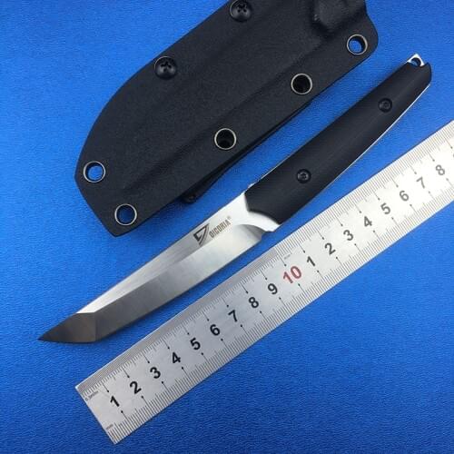 LEMIFSHE DICORIA Slay VG-10 blade G10 handle fixed blade tactical hunting knife KYDEX Sheath survival outdoors knives tools