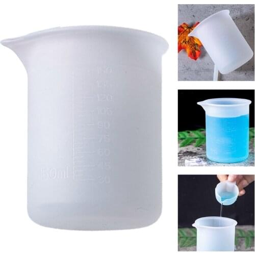 M2EA 150ML Silicone Measuring Cups Handmade DIY Crystal Epoxy Jewelry Making Tools