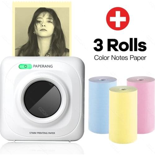 PAPERANG P1 Mini Bluetooth 4.0 Thermal Picture Printer Photo Phone Pocket Printer for Android iOS Phone Pocket inkless Printer