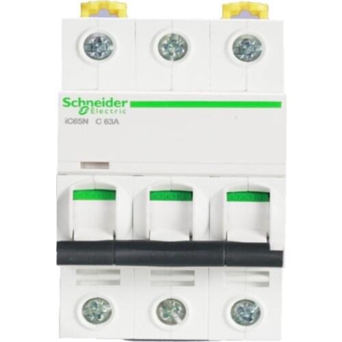 C typ micro-break A9 series miniature circuit breaker IC65N 3P C1A-63A three-phase electric air switch 3P