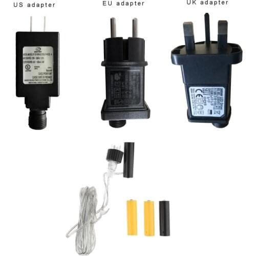 US UK Plug AA AAA Battery Eliminator Replace 2x 3x AA AAA Battery Power Supply Adapter for Radio LED Light Electric Toy