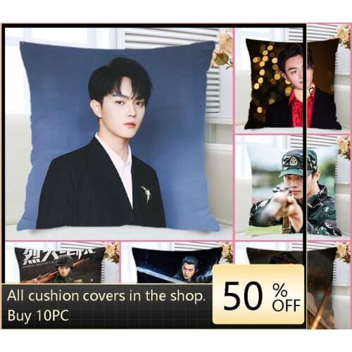 Agni Military Academy Gu Yan Frame Xu Kai Pillowcase Pretty Scholar Same Paragraph Star Photo Poster Cushion Cover Surrounding