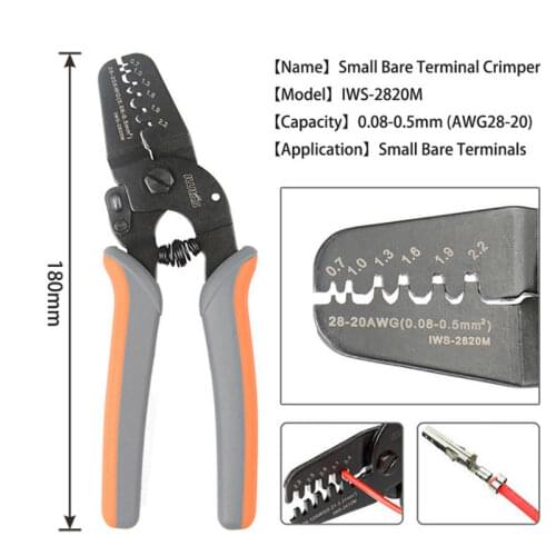 Crimping Tool Pliers JST XH-2.54 Crimping pliers for JST 2.54 2510 Connectors With Connector plug + needle +socket Header