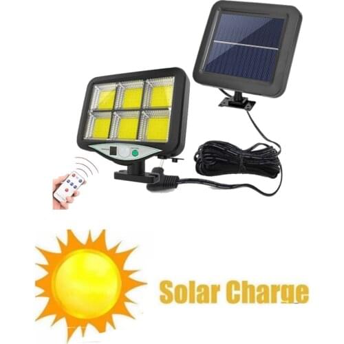 Seperable 6 Head Solar Pendant Light Outdoor Indoor Solar Lamp remote control motion sennsor Garden Yard Patio emergency lights