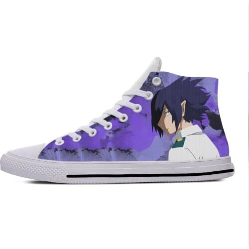 Anime Boku No My Hero Academia Tamaki Amajiki Casual Cloth Shoes High Top Lightweight Breathable 3D Print Men Women Sneakers