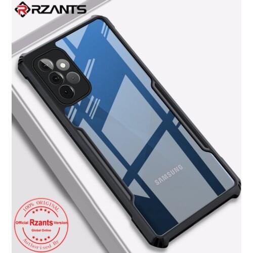 Rzants for Samsung Galaxy A52 A72 case Blade Airbag pumper Shockproof Casing Transparent Phone Shell Funda Soft Cover