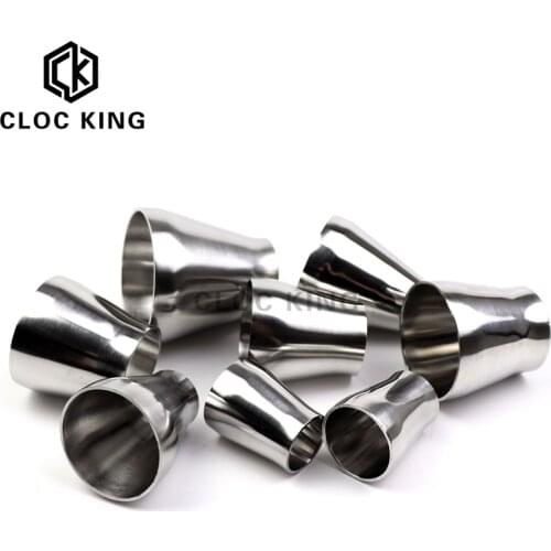 Free Shipping 19mm-102mm OD Butt Welding Reducer SUS 304 Stainless Steel Sanitary Pipe Fitting Homebrew Beer