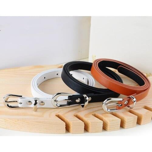 4 Colors Fashion Female Thin Belt Women 2020 High Quality Strap Women Leather Trouser Childrens Belts Ladies on Dresses