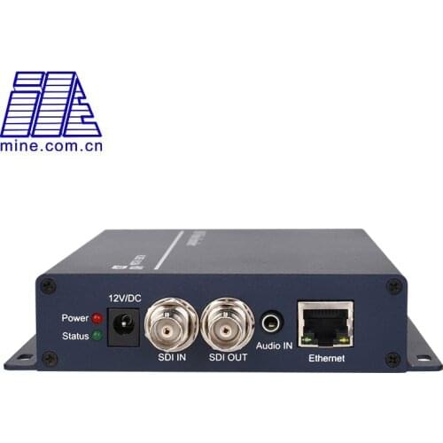 SDI Encoder H.265 HD SD 3G SDI Video Encoder for IPTV, Live Stream Broadcast by RTMP HTTP RTSP SRT