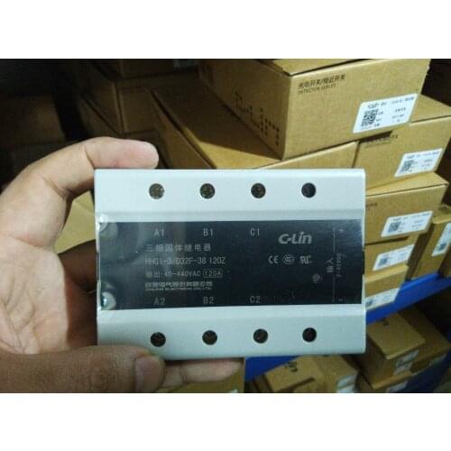 Brand new original authentic C-Lin HHG1-3/032F-38 120Z three-phase DC control AC SSR-DA solid state relay 120A 40-440VAC