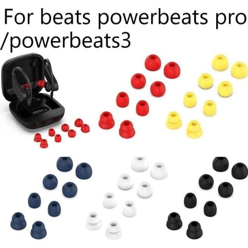 Bright Replacement Silicone Earplug Earbuds Ear Cap for Beats Powerbeats Pro /powerbeats3 Wireless Bluetooth Headset Earplug