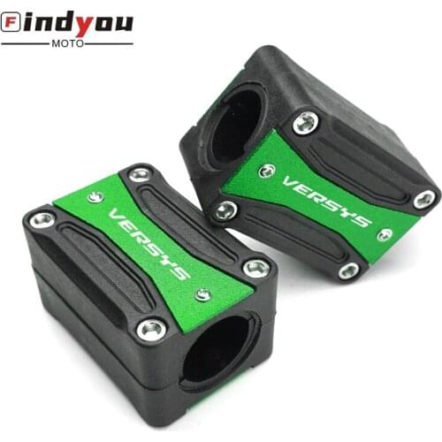 For kawasaki Versys 1000 Versys 650 Versys 300x Motorcycle Engine Guard Bumper Protection Decorative Block Crash Bar Green