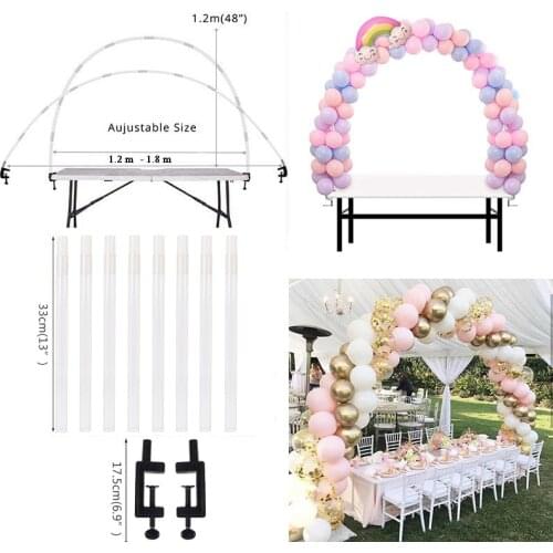 1 Set Balloons Column Base Balloons Holder Stand Birthday Party Wedding Decorations Kids Adult Balloon Chain Balloon Arch Bridge