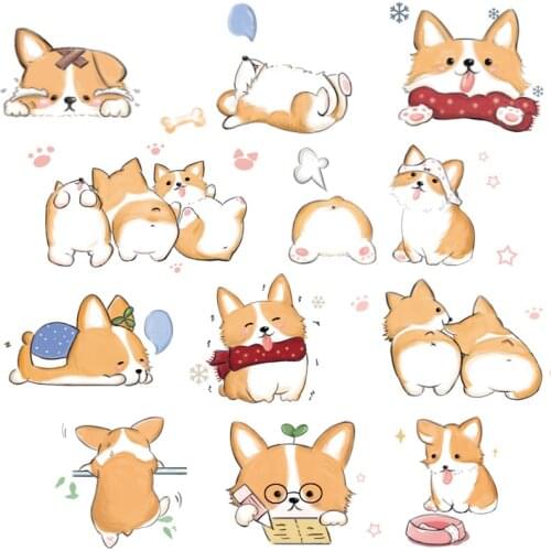2.5cm Shiba Kawaii Dog Design Washi Tape DIY Scrapbooking Masking Tape School Office Supply Escolar Papelaria