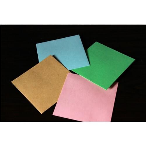 Free shipping 1Lot=1000piece 10cm square small paper envelopes small cards / invitations / membership card holding 6 colors