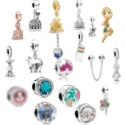 New High-quality 100% S925 Sterling Silver Cartoon Animals Boys And Girls Gifts Suitable For Bracelet Bracelet Diy Jewelry