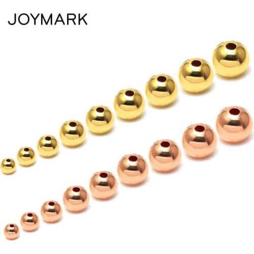 10mm-18mm 6 Sizes Small Hole Authentic S925 Sterling Silver Smooth Round Beads For Jewelry Making 10pcs/lot SB-SM108B