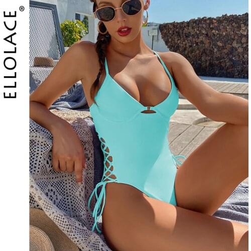 Открытые купальники ELLOLACE China At AliExpress