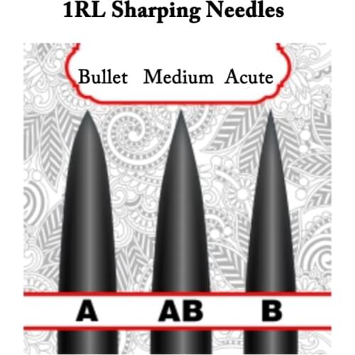 1RL Needle Acute Medium and Bullet Sharping 1RL Tattoo Machine Needle Permanent Makeup Needle Supplies