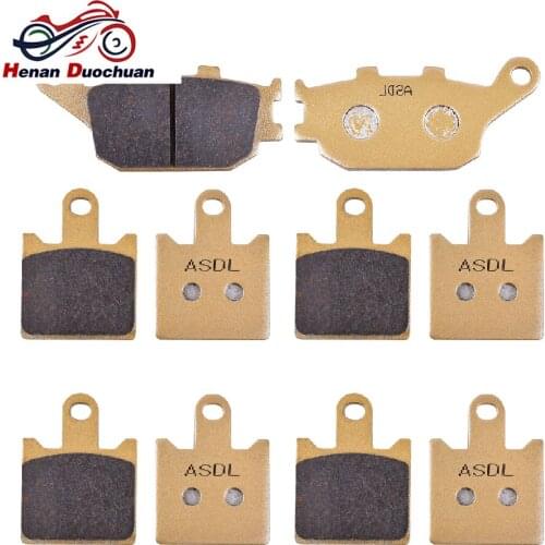 Motorbike Front Rear Brake Pads Kit For Kawasaki Z1000 ZR1000 B7F B8F ZR1000B Z 1000 ABS ZR 1000 C7F C8F C9F ZR1000C 2007-2008