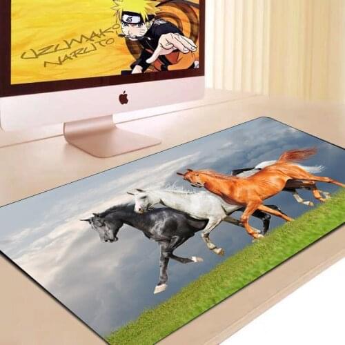 Mairuige Animal Horse Mouse Computer Game Console Mouse Pad Xxl Mouse Pad Keyboard Desktop Pad Suitable for Keyboard Carpets