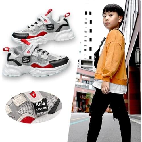 PEAKING Girls Shoes for Kids Big Children Autumn Breathable Sneaker Infantil Jogging Footwear Teenager Sport Shoes Boys Sneakers