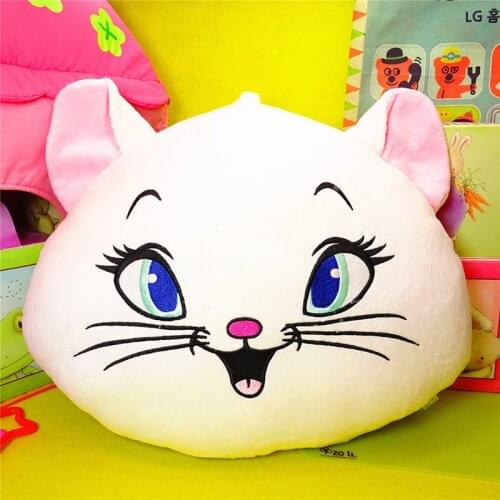 DISNEY The Aristocats Lovely Marie Cat Stuffed Plush Toys Kawaii Anime Marie Cat Plush Pillow Gifts for Children Girls