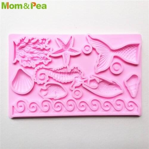 MPA2380 Sea Animals Shaped Silicone Mold Gum Paste Chocolate Ornamental Fondant Mould Cake Decoration Tools