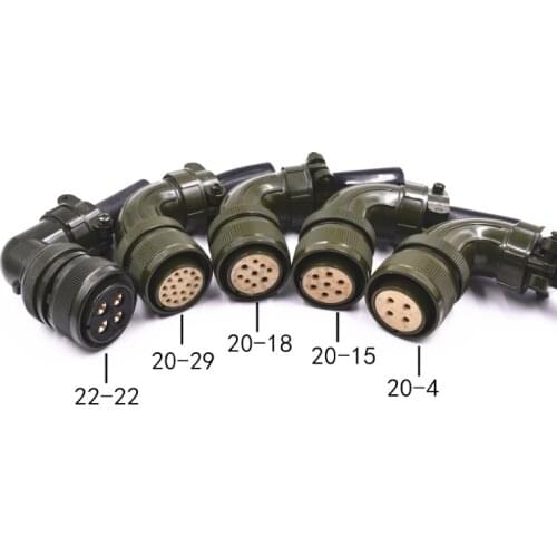 MS3108A MS3108B 18-10 20-4 20-18 20-29P 22-22 24-11S Aviation Connector Plug Pedestal for Servo Motor