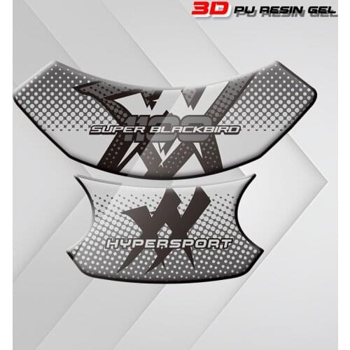 For Honda CBR1100XX Blackbird 1996-2008 Motorcycle Tank Pad Protector Sticker Fish Bone Sticker 3D Tank Pad Protector Sticker