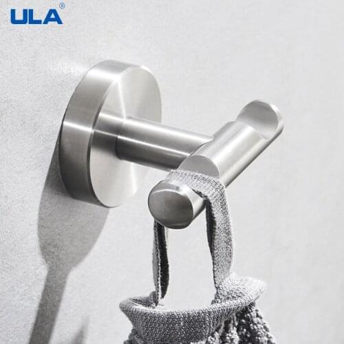 Stainless Steel Wall Hook for Bathroom Kitchen Coat Hook Towel Hooks for Shower Circle SUS304 Hook Accessories Bathroom Hanger