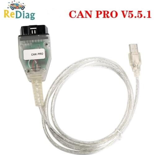 Newest CAN PRO V5.5.1 Support Can Bus UDS KLine for AUDI Without USB Dongle with FTDIFT245RL Chip VCP OBD2 Diagnostic Interface