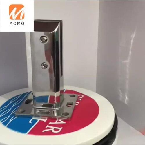 Glass spigot glass clamp for swimming pool fence