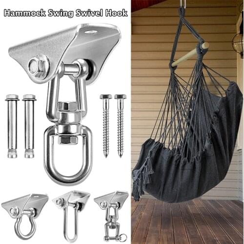 304 Stainless Steel Heavy Duty Swing Fixed Buckles Hook Hanger for Yoga Hammock Chair Sandbag Swing Sets