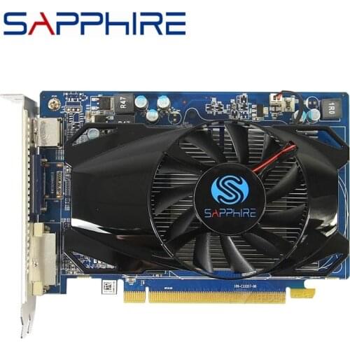 Used SAPPHIRE HD6570 1GB For AMD Video Card GPU Radeon HD 6570 GDDR5 128bit Graphics Cards PC Computer Game For Video Cards HDMI