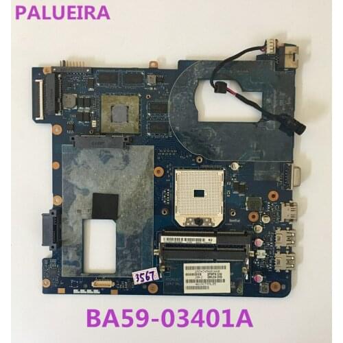 PALUBEIRA High quality QMLE4 LA-8863P For Samsung NP355 NP355V5C 355V5C Laptop Motherboard BA59-03401A Socket FS1 DDR3 HD7600 Fu