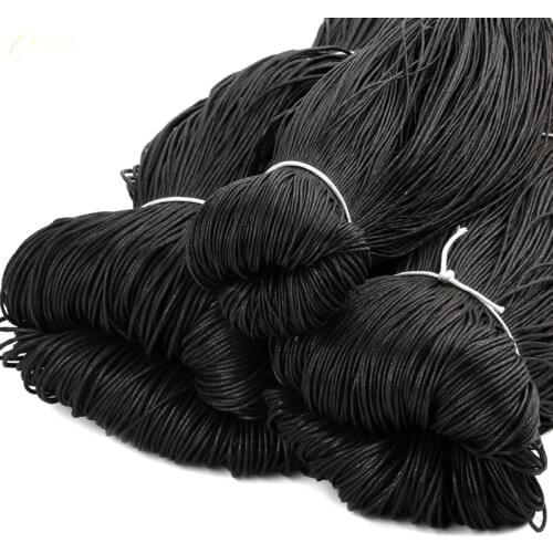 1.5mm 2.0mm 2.5mm high quality Waxed Cotton Cords For Wax Jewelry Making DIY Bead String Bracelet Sewing Leather Necklace