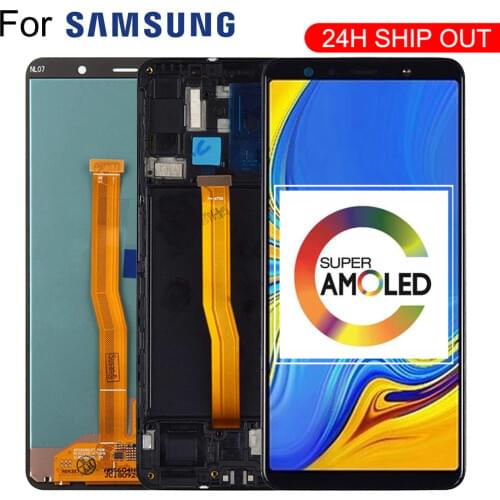 6.0'' Super AMOLED LCD For Samsung Galaxy A7 2018 A750 SM-A750F A750F Display With Touch Screen Assembly Replacement Part