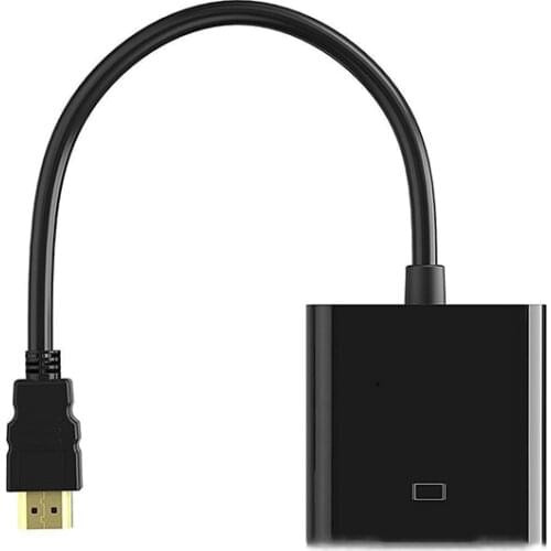 1080P HDMI-compatible to VGA Adapter Digital to Analog Converter Cable For Xbox PS4 PC Laptop TV Box to Projector Displayer HDTV