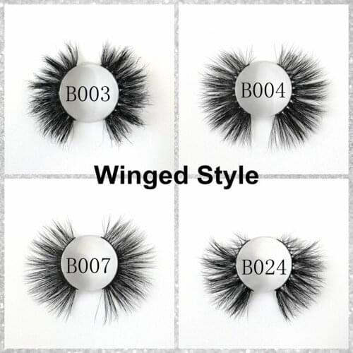 25mm Long Handmade Reusable 3D Mink Lashes Mink Eyelashes Big Dramatic Volume Eyelashes Strip Thick False Eyelash