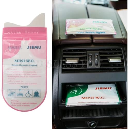 700ml Emergency Portable Car Urine Vomit Bag Handy Disposable Urinal Toilet Bag Drop Shipping