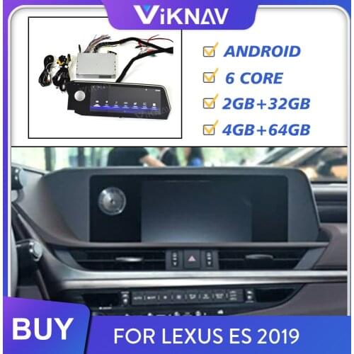 2 din car radio for Lexus es 2019 android auto stereo receiver car multimedia player GPS navigation screen tape recorder 2din