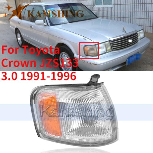 CAPQX For Toyota Crown JZS133 3.0 1991-1996 Front headlight Side Fender Light Corner turn light Marker Turn Signal light