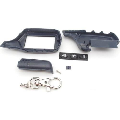 Wholesale B9 Case Keychain Trinket for 2 way Car Anti-theft Alarm System LCD Remote Control Key Fob Chain Starline B9 B6 A91 A61