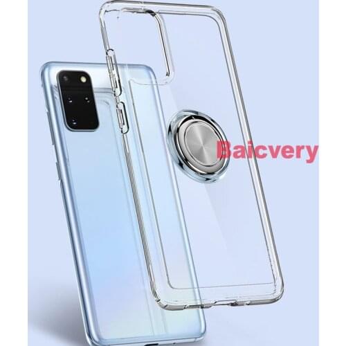 Case for Oukitel C21 Cover Magnetic Car Finger Ring Holder Soft TPU Shockproof Case for Oukitel C21 Pro Coque