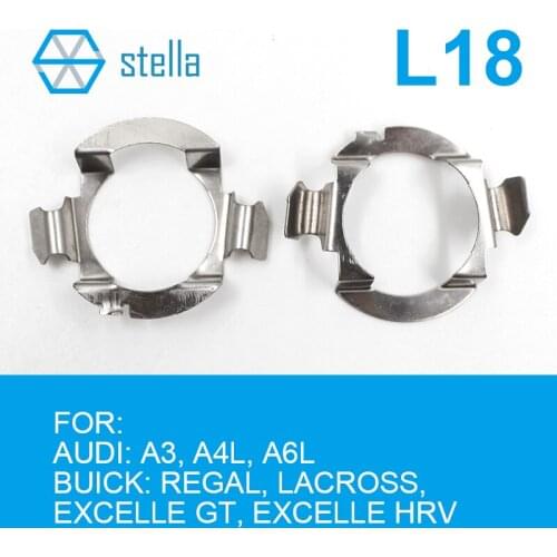 Stella 2pcs H7 LED headlight Holders/Adapters Lamp Base for AUDI:A3,A4L,A6L/for BUICK REGAL,LACROSS/for EXCELLE GT, HRV Accessoy