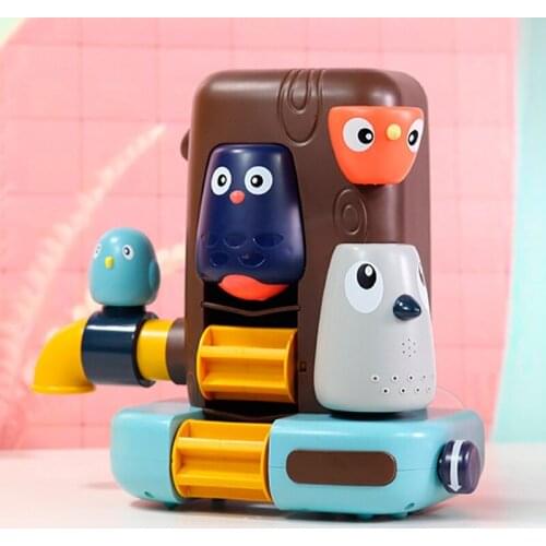 Children Bathroom Toys Baby Playing in Water Toys Woodpecker Spraying Bath Toys Bathroom Bathing Kids Toy