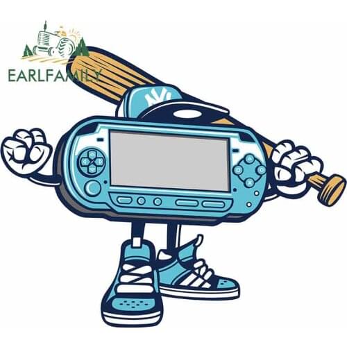 EARLFAMILY 13cm x 9cm For Stick Player Game Console Car Stickers And Decals Suitable For VAN RV SUV Waterproof Graffiti Sticker