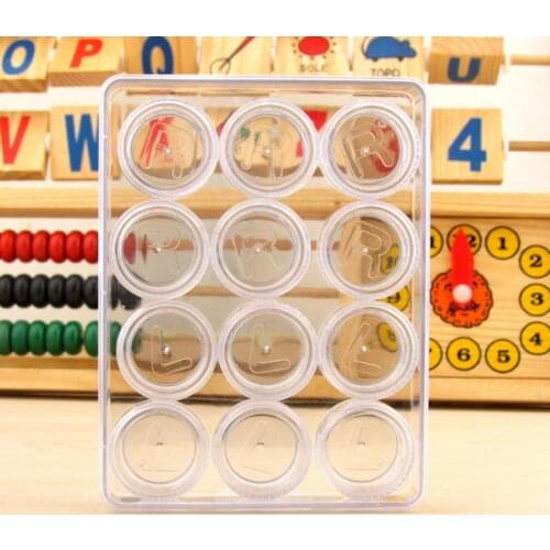 12 Grids Contact Lenses Box Dust-proof Contact Lenses Soak Storage Case Clear Eyewear Holder Leakproof Travel Eyewear for Travel