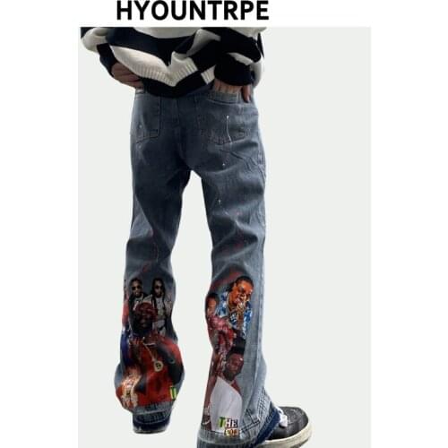 HYOUNTRPE Ripped Jeans For Men
